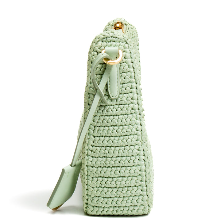 PRADA Re-Edition 2005 Crochet Bag- Seafoam