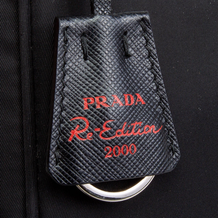 PRADA Nylon Re-Edition 2000 Hobo - Black OUTLET FINAL SALE