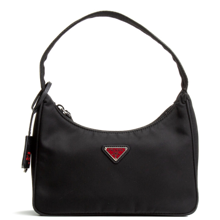 PRADA Nylon Re-Edition 2000 Hobo - Black OUTLET FINAL SALE