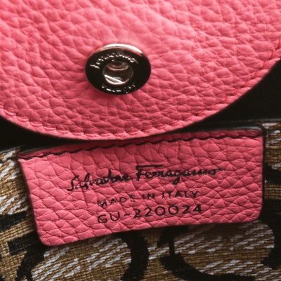 SALVATORE FERRAGAMO Gancini Tote -Bubble Gum Pink