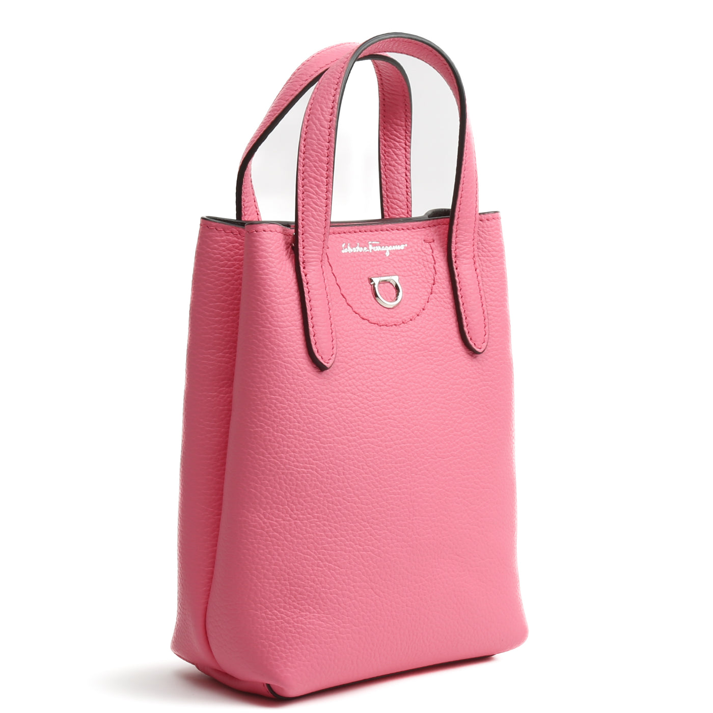 SALVATORE FERRAGAMO Gancini Tote -Bubble Gum Pink