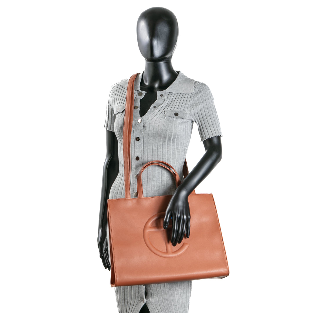 TELFAR Medium Shopping Bag - Tan