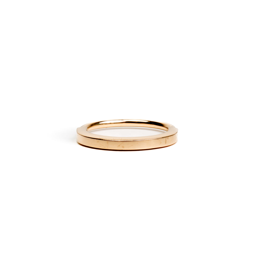 TIFFANY & CO. 18k Rose Gold Lock Ring Size 18 - FINAL SALE