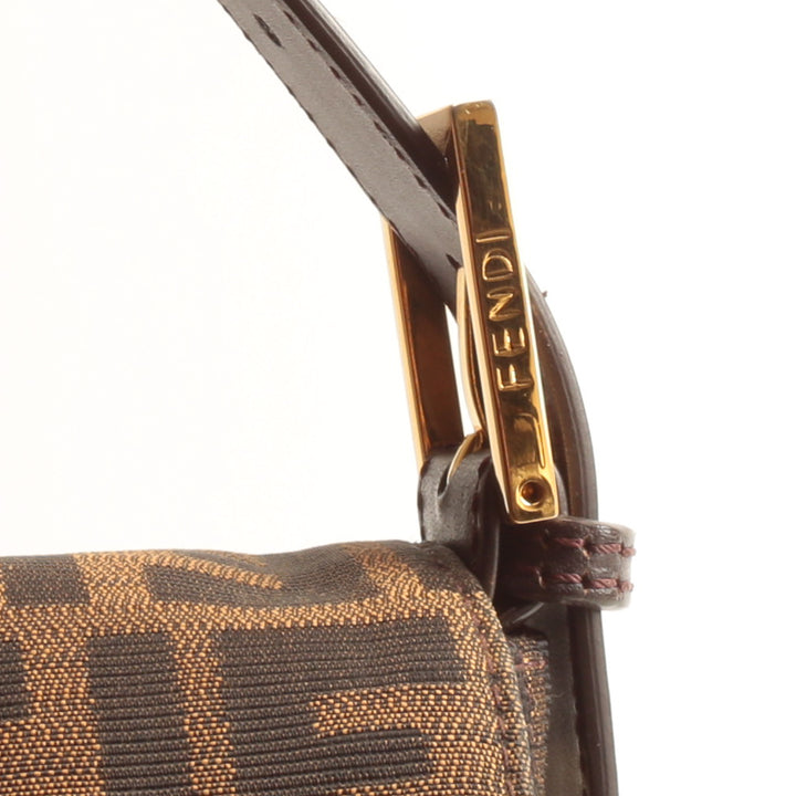 FENDI Zucca Baguette Large Bag - Tobacco