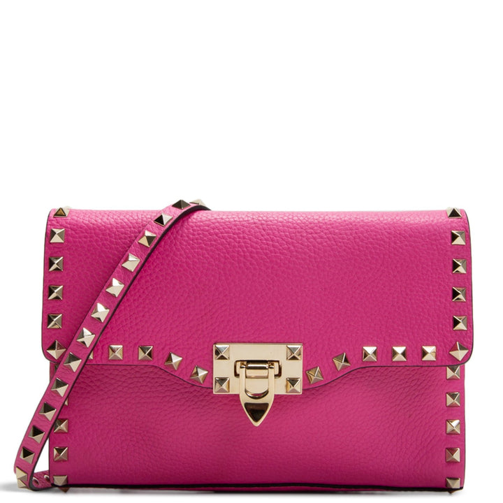 VALENTINO Rockstud Medium Shoulder Bag - Pink