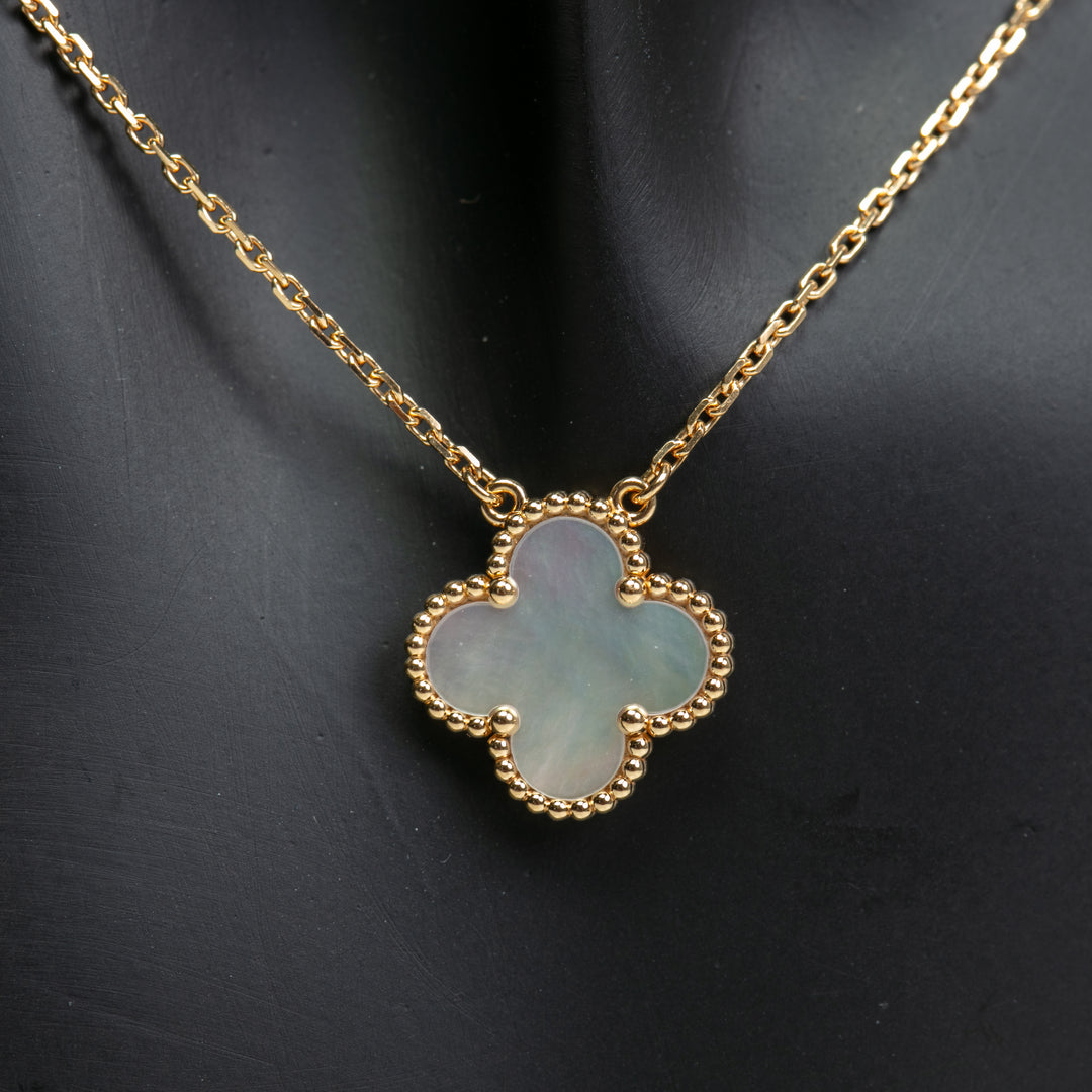 VAN CLEEF & ARPELS Vintage Alhambra Mother of Pearl Necklace - FINAL SALE