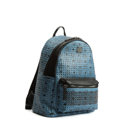 MCM MMK Stark Special Large Backpack Blue