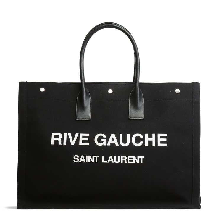 SAINT LAURENT Rive Gauche Tote Bag - Black