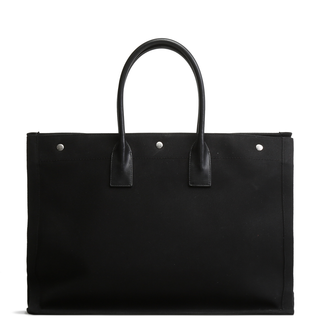 SAINT LAURENT Rive Gauche Tote Bag - Black