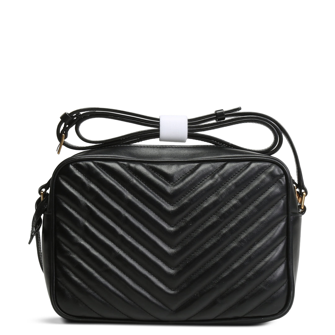 SAINT LAURENT Lou Camera Tassel Bag - Black