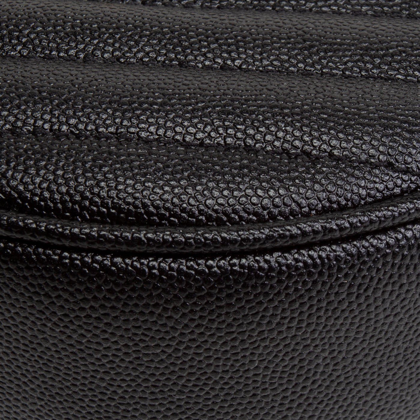 SAINT LAURENT Vinyle Round Camera Bag - Black