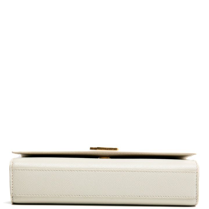 SAINT LAURENT Small Monogram Kate Bag Cream - OUTLET FINAL SALE