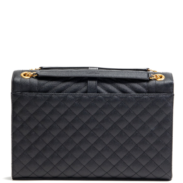 SAINT LAURENT Envelope Large Shoulder Bag - Black