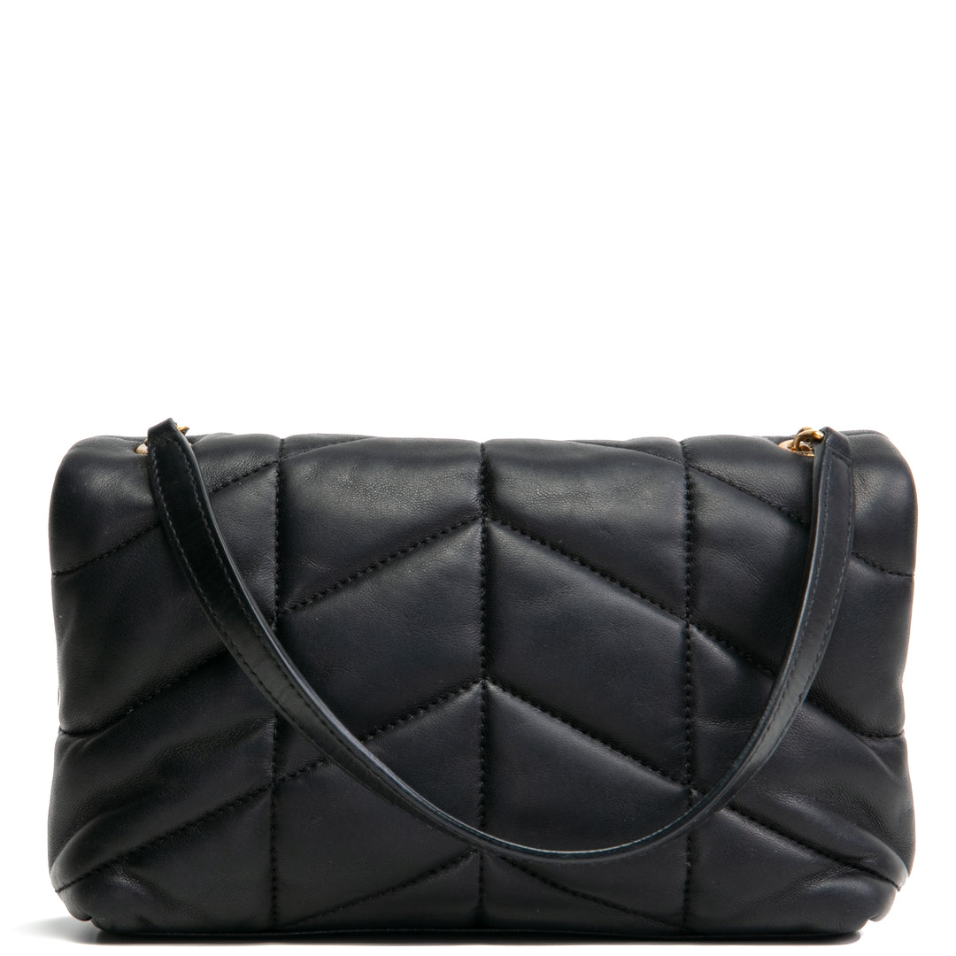 Saint Laurent Toy Lou Puffer Bag- schwarz