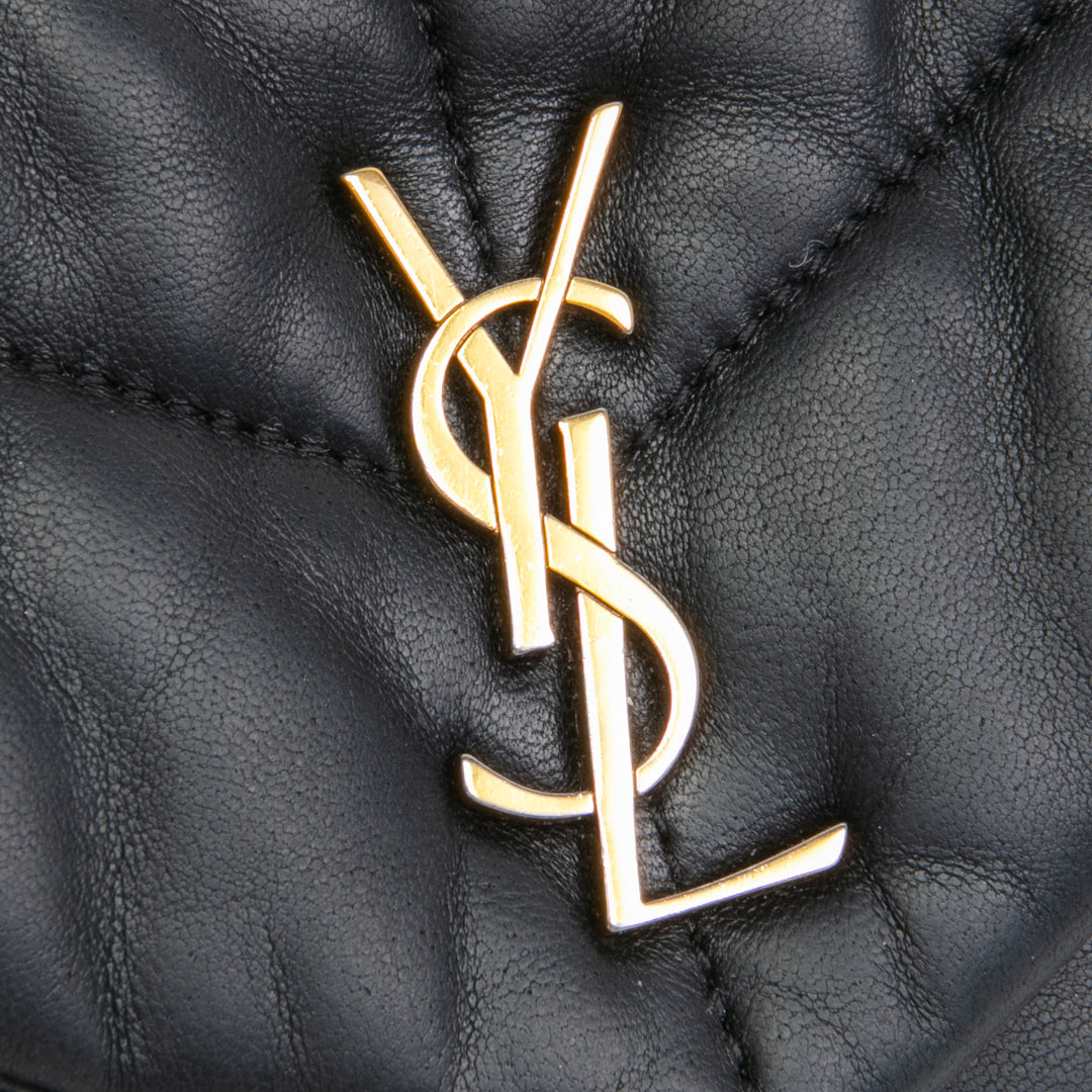 Saint Laurent Toy Lou Puffer Bag- schwarz